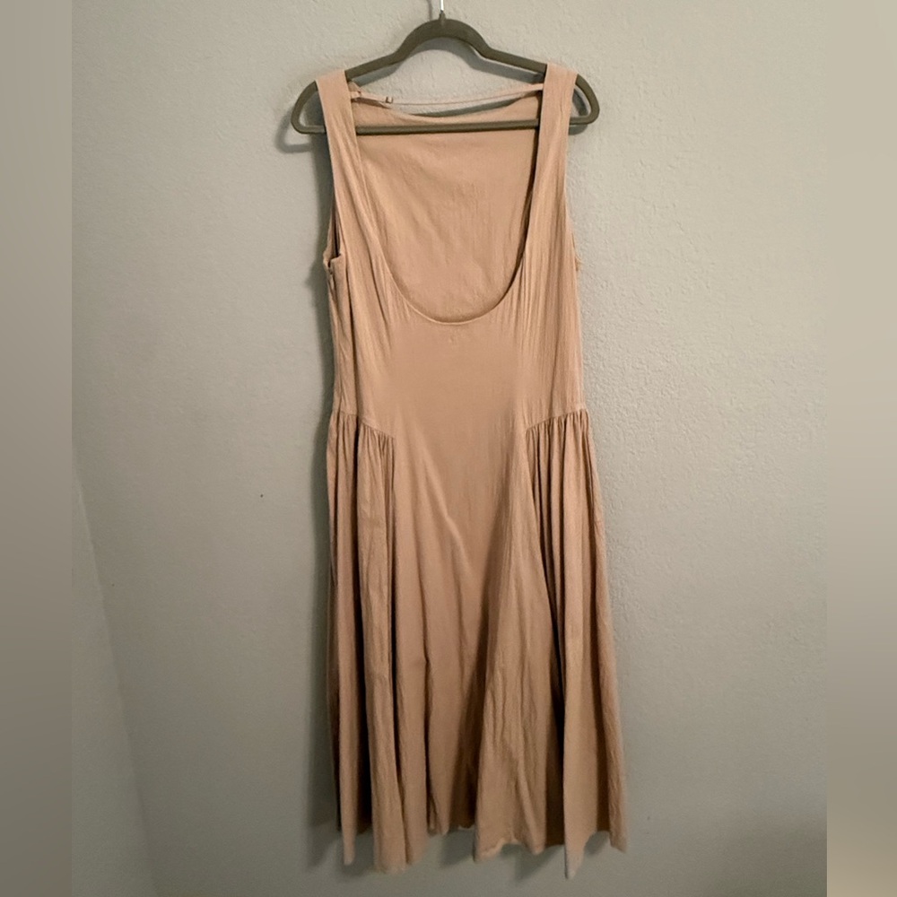 Abercrombie & Fitch LT Taupe Sleeveless Midi Dress - Picture 2 of 2